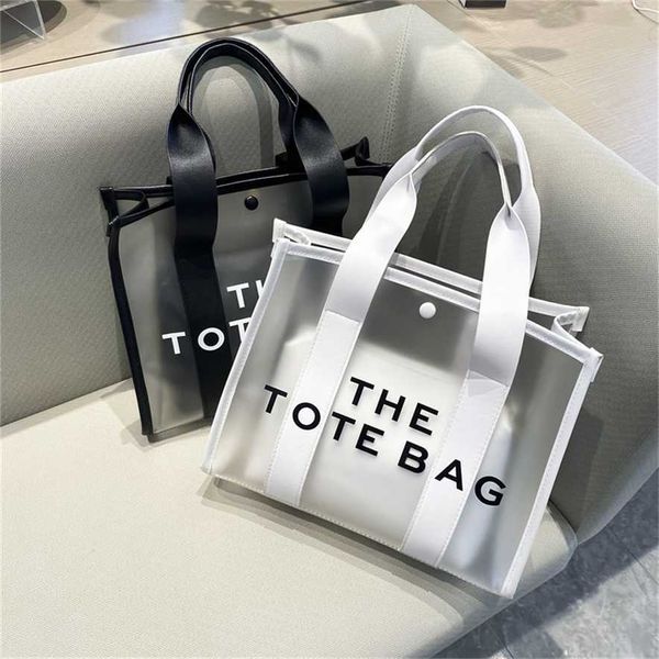 2023 summer new fashionable and transparent letter simple shoulder tote 90% off store sales
2023 summer new fashionable and transparent letter simple shoulder tote 90% off store sales