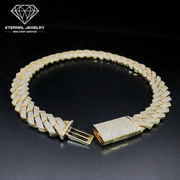 factory custom men hip hop iced out 18inch solid s925 10k 14k 18k gold yellow 10mm moissanite diamond cuban chain link necklace292s, Silver
factory custom men hip hop iced out 18inch solid s925 10k 14k 18k gold yellow 10mm moissanite diamond cuban chain link necklace292s, Silver