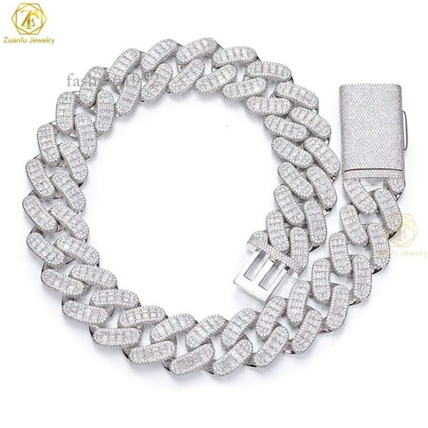 28Mm 4 Row Trendy Sier Necklace Moissanite Cuban Link Chain Hip Hop Jewelry Iced Out Cuban Chain
28Mm 4 Row Trendy Sier Necklace Moissanite Cuban Link Chain Hip Hop Jewelry Iced Out Cuban Chain