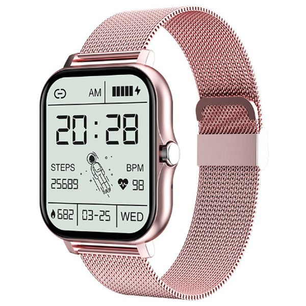 Image of Smart Watch Fitness Tracker with Heart Rate Monitor Blood Pressure Monitor Pedometer