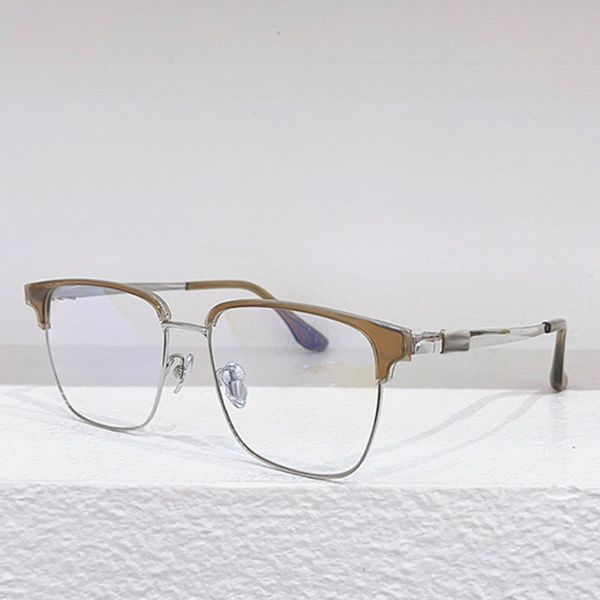 High quality designer retro fashion square half frame commuting driving UV400 metal mirror leg band carving process CH5526 business men and women.
High quality designer retro fashion square half frame commuting driving UV400 metal mirror leg band carving process CH5526 business men and women.