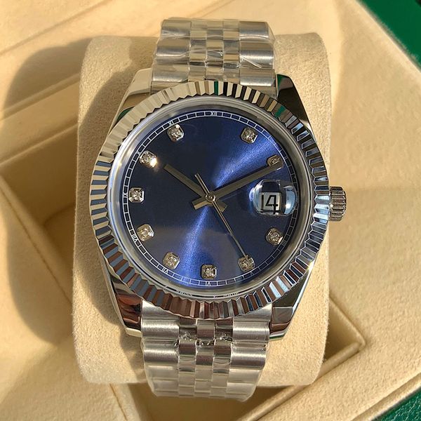 U1 luxury men's watch with diamond 41mm DATE automatic mechanical 2813 movement ST9 women's watch 36mm silver 904L stainless steel strap dhgates 007 watches montre lb, Waterproof
U1 luxury men's watch with diamond 41mm DATE automatic mechanical 2813 movement ST9 women's watch 36mm silver 904L stainless steel strap dhgates 007 watches montre lb, Waterproof