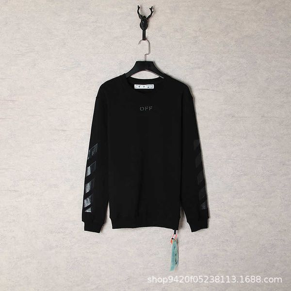 Men' OFF designer fashion hoodie 2023 autumn and winter new OW ink arrow pattern round neck pullover for men and women, Black
Men' OFF designer fashion hoodie 2023 autumn and winter new OW ink arrow pattern round neck pullover for men and women, Black