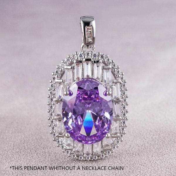 Purple Gemstone Bling Necklace Mens Designer Pendant Iced Pendants Necklaces Gems Pendants Male Chain Woman Necklace JewelryNew Jewellery Precious Jewels
Purple Gemstone Bling Necklace Mens Designer Pendant Iced Pendants Necklaces Gems Pendants Male Chain Woman Necklace JewelryNew Jewellery Precious Jewels