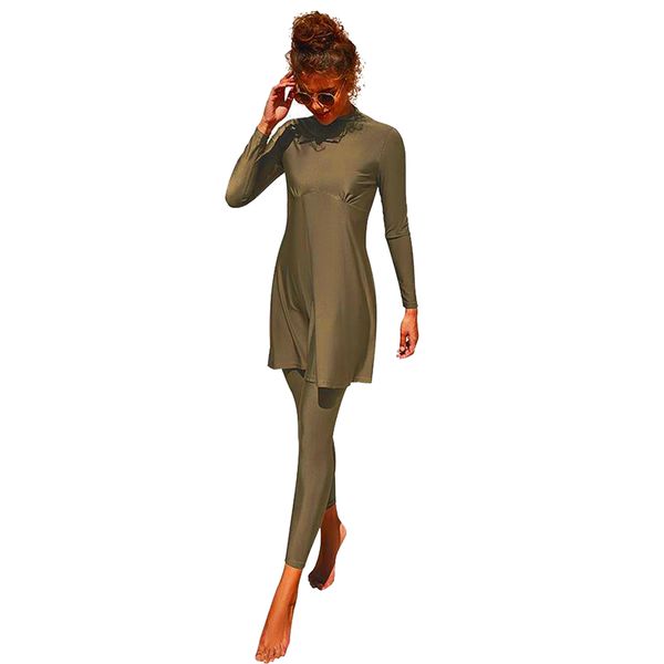 Summer Burkini Muslim Women Swimwear Two-Piece Plus Size Quick Dry Long Burkini Sleeve Conservative Suit Beach Surfing Swimwear
Summer Burkini Muslim Women Swimwear Two-Piece Plus Size Quick Dry Long Burkini Sleeve Conservative Suit Beach Surfing Swimwear