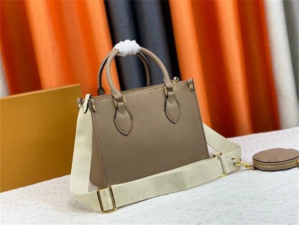 Classic Handbag Embossing Flower Tote