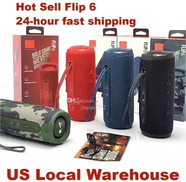 Image of Flip 6 Portable Bluetooth Speaker, Powerful Sound and Deep Bass, IPX67 Waterproof+Dustproof Speakers Local Warehouse