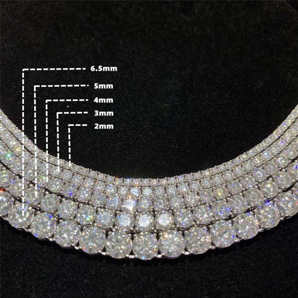 d Color Vvs Moissanite 2mm 3mm 4mm 5mm 6.5mm Tennis Bracelet Iced Out 925 Silver Hip Hop Moissanite Jewelry Tennis Chain
d Color Vvs Moissanite 2mm 3mm 4mm 5mm 6.5mm Tennis Bracelet Iced Out 925 Silver Hip Hop Moissanite Jewelry Tennis Chain