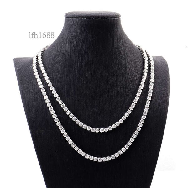 Wholesale 9K/10K Sier Tennis Chain 4Mm 16Inch- 24Inch Moissanite Prong Setting Hiphop Style For Man & Women
Wholesale 9K/10K Sier Tennis Chain 4Mm 16Inch- 24Inch Moissanite Prong Setting Hiphop Style For Man & Women