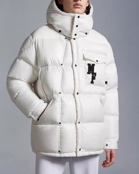 Mens Jackets Fashion Womens Parkas Down Coat 20AW Jacket Classical Windbreaker Warm Top Zipper Thick Outwear Coat, White
Mens Jackets Fashion Womens Parkas Down Coat 20AW Jacket Classical Windbreaker Warm Top Zipper Thick Outwear Coat, White