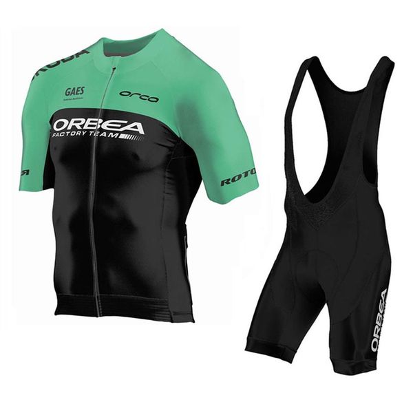 Image of 2019 ORBEA team Cycling Short Sleeves jersey bib shorts sets mens quick-dry Clothing maillot mountain bike U11712309z