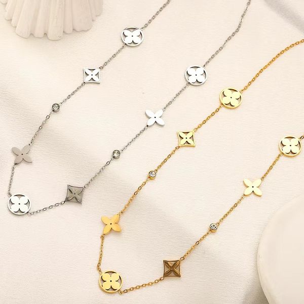 New Arrival Luxury Stainless Steel Clover Pendant Necklace Earring for Women Gift
New Arrival Luxury Stainless Steel Clover Pendant Necklace Earring for Women Gift