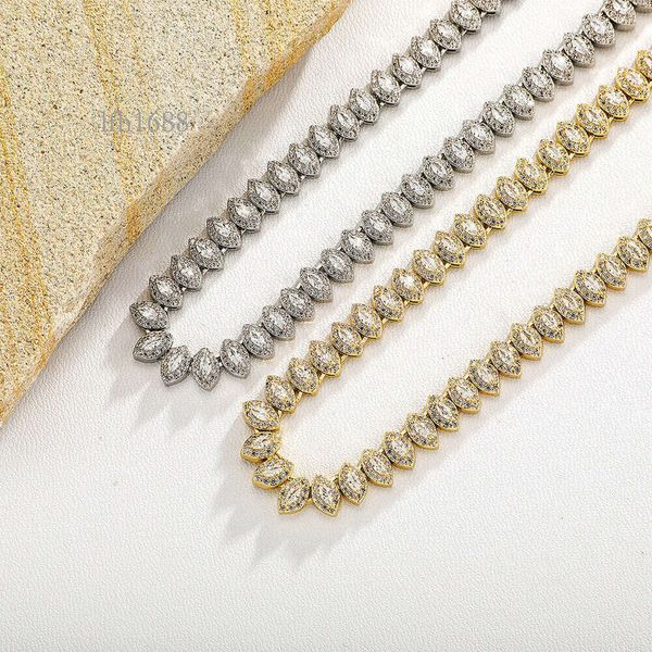 Qianjian Factory Wholesale Moissanite Sier Jewelry Marquise Cut Men's Moissanite Tennis Chain Necklace
Qianjian Factory Wholesale Moissanite Sier Jewelry Marquise Cut Men's Moissanite Tennis Chain Necklace