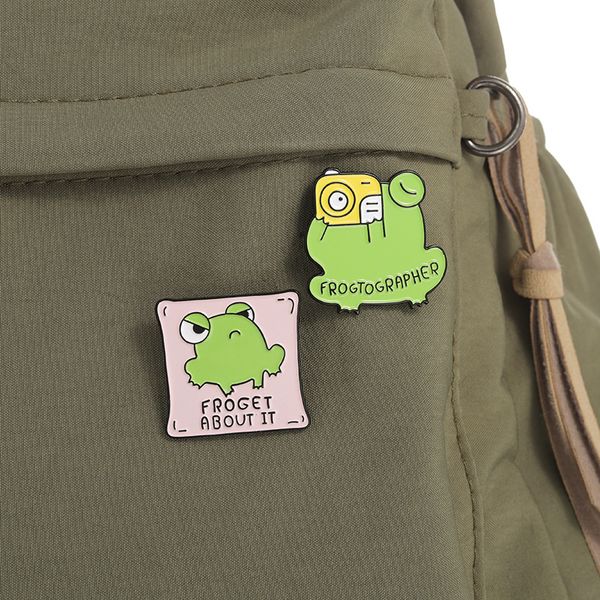 Animal Frog Series Brooches Pins Cute Camera Letter Enamel Badge For Women Children Paint Cloths Backpack Hat Jewelry Accessories
Animal Frog Series Brooches Pins Cute Camera Letter Enamel Badge For Women Children Paint Cloths Backpack Hat Jewelry Accessories