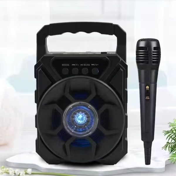 Image of 3 inch Mini Portable Wireless Bluetooth Speaker BT Woofer Subwoof Outdoor Speaker Systems Mini Card