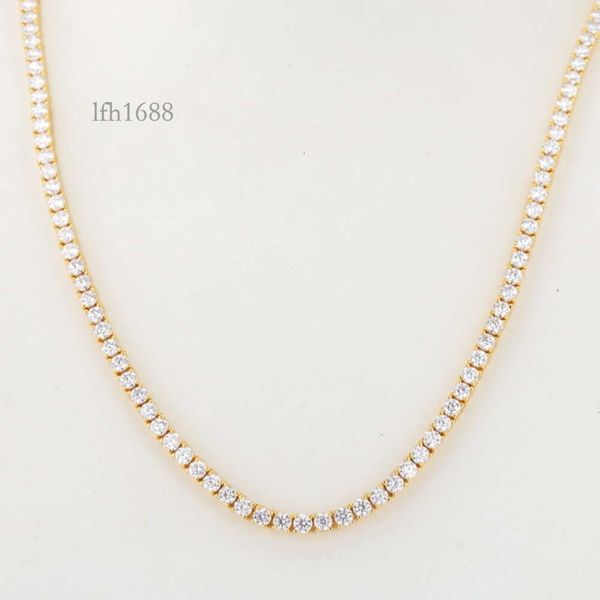 Starsgem Premium Custom Jewelry 9K Solid Gold 4Mm Round Cut Moissanite Tennis Chain Necklace
Starsgem Premium Custom Jewelry 9K Solid Gold 4Mm Round Cut Moissanite Tennis Chain Necklace