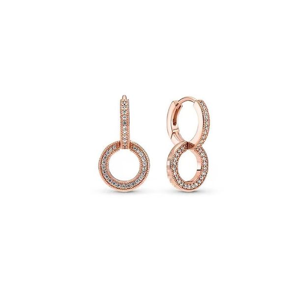 Authentic Pando Ra Sparkling Double Hoop Earrings 925 Sterling Silve Fine Women Earring Compatible European Style Jewelry 289052C01 Earring
Authentic Pando Ra Sparkling Double Hoop Earrings 925 Sterling Silve Fine Women Earring Compatible European Style Jewelry 289052C01 Earring