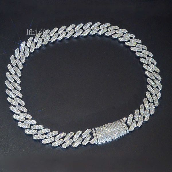 Sterling Sier Vvs Real Cvd Diamond Miami Cuban Link Chain Gold Plated Moissanite Cuban Chain Mossan Hip Hop Necklace
Sterling Sier Vvs Real Cvd Diamond Miami Cuban Link Chain Gold Plated Moissanite Cuban Chain Mossan Hip Hop Necklace