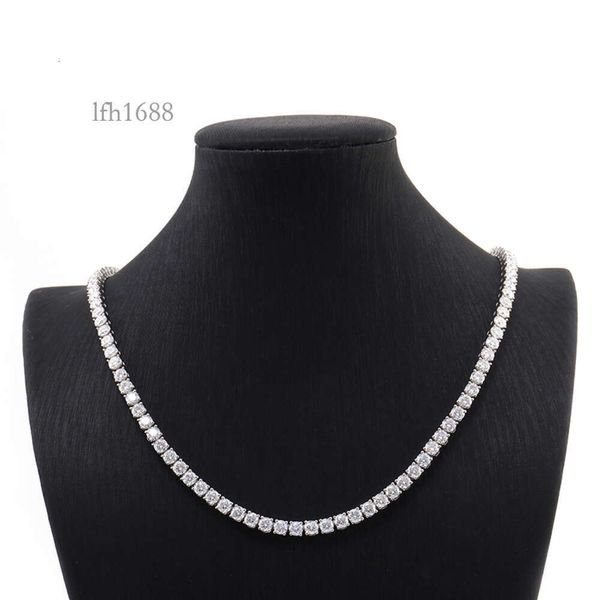 Hot Selling Tennis Chain 10K White Gold 3Mmdef White Moissanite Diamond Tennis Necklace 16 Inches Men And Women Wearable
Hot Selling Tennis Chain 10K White Gold 3Mmdef White Moissanite Diamond Tennis Necklace 16 Inches Men And Women Wearable