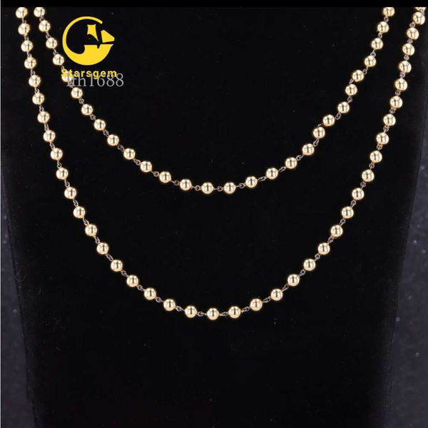 Fashion Gold Rope Chain 18 Karat Solid Gold Woman Jewelry Gold Beads Link Necklace Miami Tennis Chain Cuban Necklace
Fashion Gold Rope Chain 18 Karat Solid Gold Woman Jewelry Gold Beads Link Necklace Miami Tennis Chain Cuban Necklace