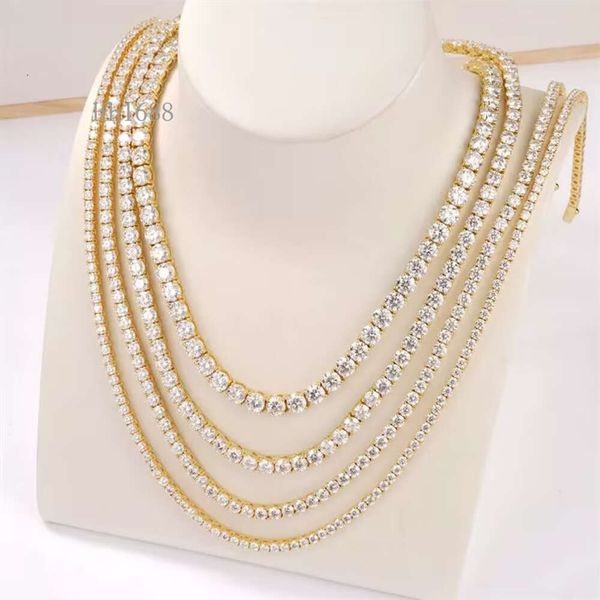 Master Rocks Jewelry Hip Hop Necklace 14K Solid Gold Iced Out 4Mm Vvs Moissanite Tennis Chain
Master Rocks Jewelry Hip Hop Necklace 14K Solid Gold Iced Out 4Mm Vvs Moissanite Tennis Chain