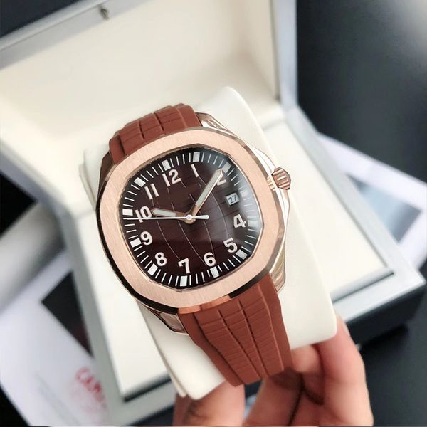 Designer style men's luxury watch brown blue square dial 40mm Arabic numeral luminous sapphire crystal glass folding buckle automatic mechanical watch montre watch, Saphhire
Designer style men's luxury watch brown blue square dial 40mm Arabic numeral luminous sapphire crystal glass folding buckle automatic mechanical watch montre watch, Saphhire