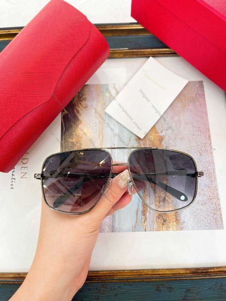 Fashion Designer Cool sunglasses Men's and women's net red frameless fashion personality street photo glasses square flat lens CT0440S
Fashion Designer Cool sunglasses Men's and women's net red frameless fashion personality street photo glasses square flat lens CT0440S