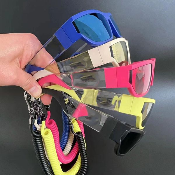 High quality sunglasses glass chain designer 1:1 hip-hop beach party irregular fit frame mirror leg band pattern personalized fashion for men and women
High quality sunglasses glass chain designer 1:1 hip-hop beach party irregular fit frame mirror leg band pattern personalized fashion for men and women