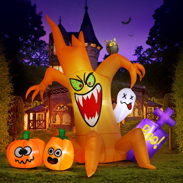 Other Event Supplies 8-10 FT Halloween Iatable Outdoor Decoration Dead Tree With Pumpkin and Cat Blow Up Yard Props For Holiday Party Garden 230912
Other Event Supplies 8-10 FT Halloween Iatable Outdoor Decoration Dead Tree With Pumpkin and Cat Blow Up Yard Props For Holiday Party Garden 230912