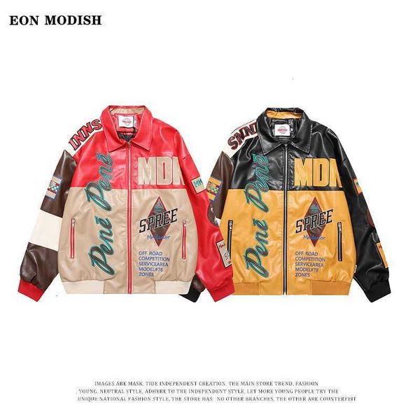 Fashion men's wear EON Men's Wear | New unisex style trendy loose fitting leather jacket with patchwork, Black
Fashion men's wear EON Men's Wear | New unisex style trendy loose fitting leather jacket with patchwork, Black