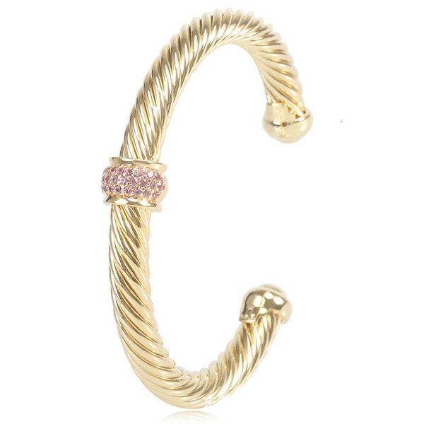 

Designer DY Bracelet Luxury Top Popular Twisted Cable Ball New bracelet Accessories High-end jewelry High quality fashion Romantic Valentine's Day gifts
