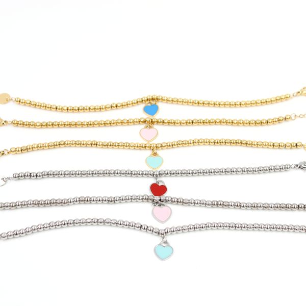 Fashion Eternal Couple Beaded T Bracelets 4MM Beads Heart Balls Bracelets For Women Green Blue Pink Red Brand Charm Bracelets Lovers Gifts
Fashion Eternal Couple Beaded T Bracelets 4MM Beads Heart Balls Bracelets For Women Green Blue Pink Red Brand Charm Bracelets Lovers Gifts