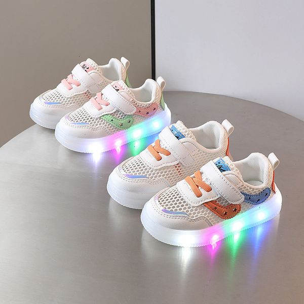 Athletic Outdoor Summer Toddler Shoes With Led Lights Luminous Sneakers for Kids Girls Soft Soled Breathable Glowing Little Bear Tenis Gift 230915, Brown
Athletic Outdoor Summer Toddler Shoes With Led Lights Luminous Sneakers for Kids Girls Soft Soled Breathable Glowing Little Bear Tenis Gift 230915, Brown