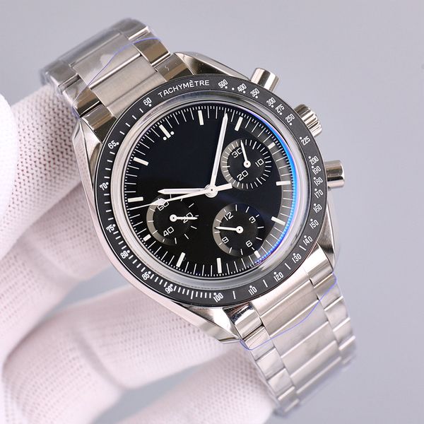 Designer speedmasters watches Chronograph Mens Watch movement Speed Moon master 44mm hommes gold automatic mechanica waristwatch accessories Top watches
Designer speedmasters watches Chronograph Mens Watch movement Speed Moon master 44mm hommes gold automatic mechanica waristwatch accessories Top watches