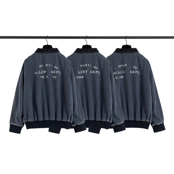 Galleries Denim Men's Casual Autumn/winter Coat Brand Fashion Post Print Jacket Designer Clothing, Denim blue
Galleries Denim Men's Casual Autumn/winter Coat Brand Fashion Post Print Jacket Designer Clothing, Denim blue