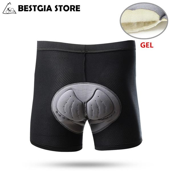Image of Pro 3D GEL Padded Mens Cycling Shorts Bicycle Mountain MTB Underwear Shorts Riding Bike Sport Underpant Shockproof Tights231n