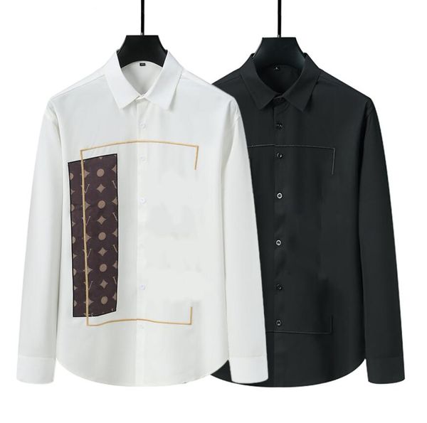 Black White Men's Casual Shirts Spring Autumn Designer Shirt Mens Tee Shirt with Letters Long Sleeve -3XL Optional
Black White Men's Casual Shirts Spring Autumn Designer Shirt Mens Tee Shirt with Letters Long Sleeve -3XL Optional
