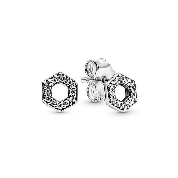 Authentic Sparkling Honeycomb Hexagon Stud Earrings S925 Sterling Silve Fine Jewelry Fits European Style Earrings Designer For Women 298800C01
Authentic Sparkling Honeycomb Hexagon Stud Earrings S925 Sterling Silve Fine Jewelry Fits European Style Earrings Designer For Women 298800C01