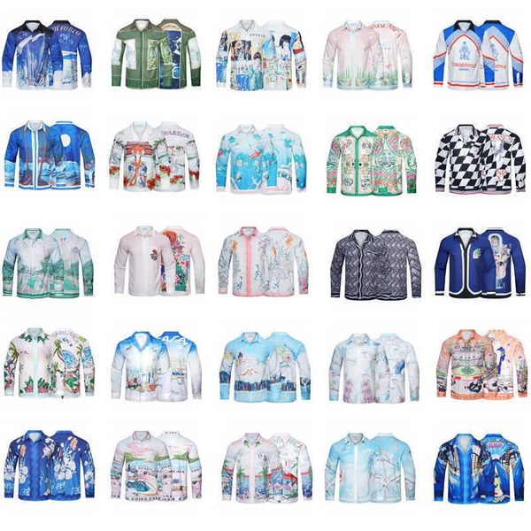 Designer men's Casablanca casual shirt Autumn Casablanca Digital Spray Printing Casablanca Men's Fancy Fashion Long Sleeve T-shirt Shirt High quality Cool men's, 9130
Designer men's Casablanca casual shirt Autumn Casablanca Digital Spray Printing Casablanca Men's Fancy Fashion Long Sleeve T-shirt Shirt High quality Cool men's, 9130