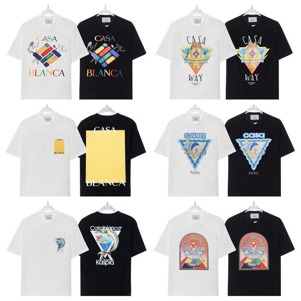Designer Casablanca Men' fashion Tshirt Double Yarn Pure Cotton Letter Printing T-shirt and Women' Fashion Short Sleeve quality Cool men
Designer Casablanca Men' fashion Tshirt Double Yarn Pure Cotton Letter Printing T-shirt and Women' Fashion Short Sleeve quality Cool men