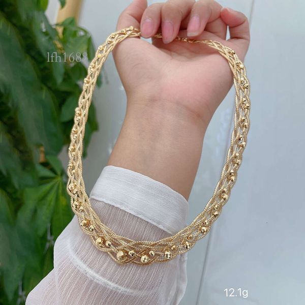 Fashion Pure Gold Chain Necklace Women Men Ladies Bridal Engagement Wedding Female Jewelry
Fashion Pure Gold Chain Necklace Women Men Ladies Bridal Engagement Wedding Female Jewelry