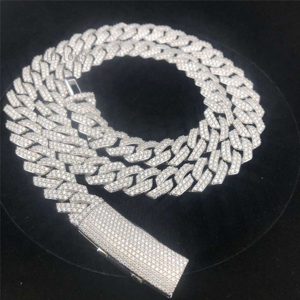 15Mm Fine Hip Hop Jewelry D Color Moissanite Diamond Men Cuban Necklace Sterling Sier Flawless Moissanite Cuban Link Chain
15Mm Fine Hip Hop Jewelry D Color Moissanite Diamond Men Cuban Necklace Sterling Sier Flawless Moissanite Cuban Link Chain