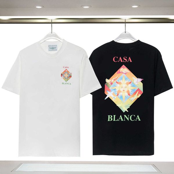 Designer Casablanca Men' fashion Tshirt Double Yarn Letter Printed T-shirt and Women' Fashion Short Sleeve High quality Cool men, D3-8217 white
Designer Casablanca Men' fashion Tshirt Double Yarn Letter Printed T-shirt and Women' Fashion Short Sleeve High quality Cool men, D3-8217 white