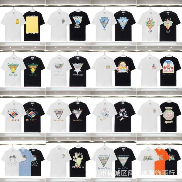 Designer Casablanca Men's fashion Tshirt Pop trendy Casablanca casual T-shirt with cartoon print Casablanca couple short sleeves High quality Cool men's T-shirt, 8199 black
Designer Casablanca Men's fashion Tshirt Pop trendy Casablanca casual T-shirt with cartoon print Casablanca couple short sleeves High quality Cool men's T-shirt, 8199 black