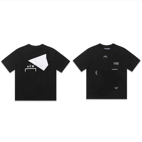 Designer ACW Men' Fashion Tshirt Correct Version A COLD WALL High Street Letter Printing Triangle Brushed Paint Offset Loose and Women' T-shirt, Black
Designer ACW Men' Fashion Tshirt Correct Version A COLD WALL High Street Letter Printing Triangle Brushed Paint Offset Loose and Women' T-shirt, Black
