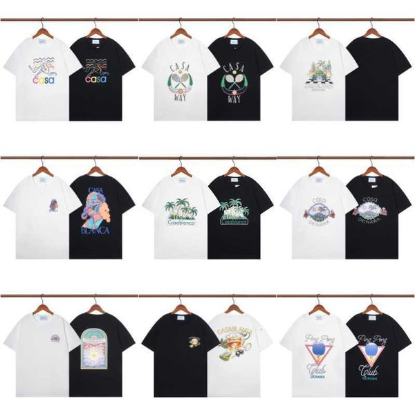 Designer Casablanca Men' fashion Tshirt Pop Casablanca Summer Pop Casablanca Versatile Print Couple Short Sleeve High quality Cool men' T-shirt, D362 white
Designer Casablanca Men' fashion Tshirt Pop Casablanca Summer Pop Casablanca Versatile Print Couple Short Sleeve High quality Cool men' T-shirt, D362 white