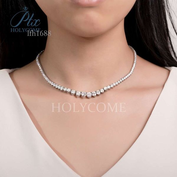 Holycome Gra Brilliant Round Cut Sterling Sier Moissanite Vvs Diamond Tennis Necklace Jewelry Customized For Women
Holycome Gra Brilliant Round Cut Sterling Sier Moissanite Vvs Diamond Tennis Necklace Jewelry Customized For Women