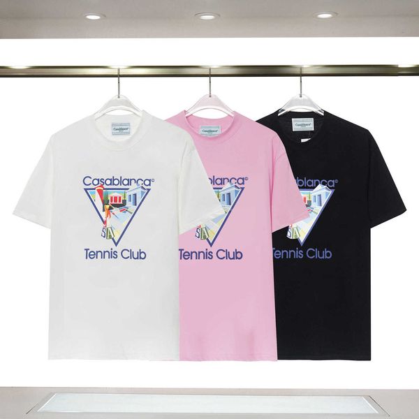 Designer Casablanca Men's fashion Tshirt Fashionable Double Yarn Letter Printing T-shirt for Men and Women's Fashion Brand Short Sleeve High quality Cool men's, D3-8213 white
Designer Casablanca Men's fashion Tshirt Fashionable Double Yarn Letter Printing T-shirt for Men and Women's Fashion Brand Short Sleeve High quality Cool men's, D3-8213 white