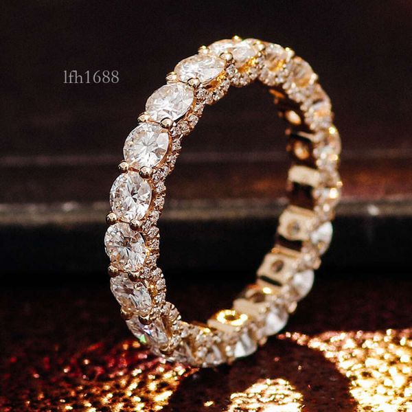 Fine Jewelry Women 14K Yellow Gold Eternity Rings Wedding Gemstone Band Ring Round Cut Moissanite Engagement Diamond Ring
Fine Jewelry Women 14K Yellow Gold Eternity Rings Wedding Gemstone Band Ring Round Cut Moissanite Engagement Diamond Ring