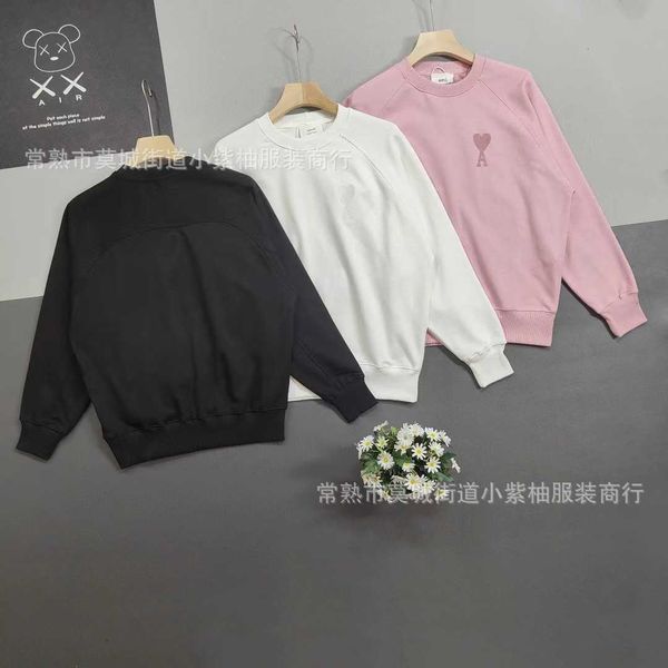 Designer Amis Men' hoodie The correct version of Big A Love Embroidery Raglan Sweater for Couples Macaron Color Matching Round Neck, White
Designer Amis Men' hoodie The correct version of Big A Love Embroidery Raglan Sweater for Couples Macaron Color Matching Round Neck, White